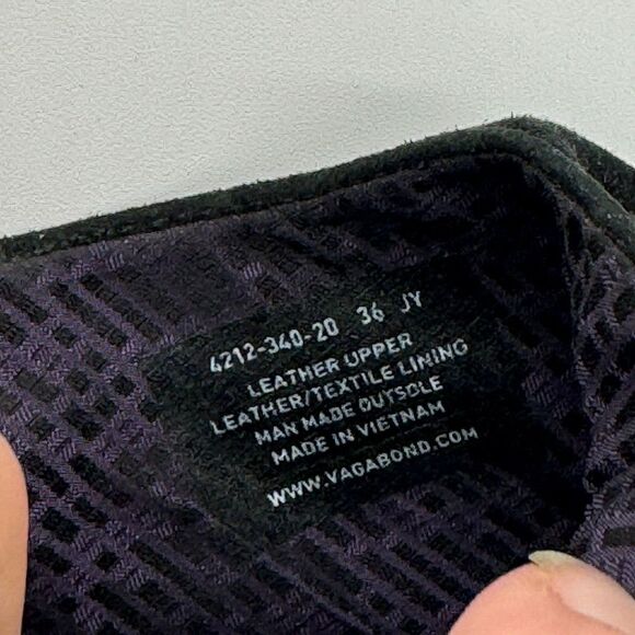 Vagabond‎ Shoemakers Katlin Ankle Bootie Boots Women's 36 US 6 Black Suede Shoes - Picture 11 of 12